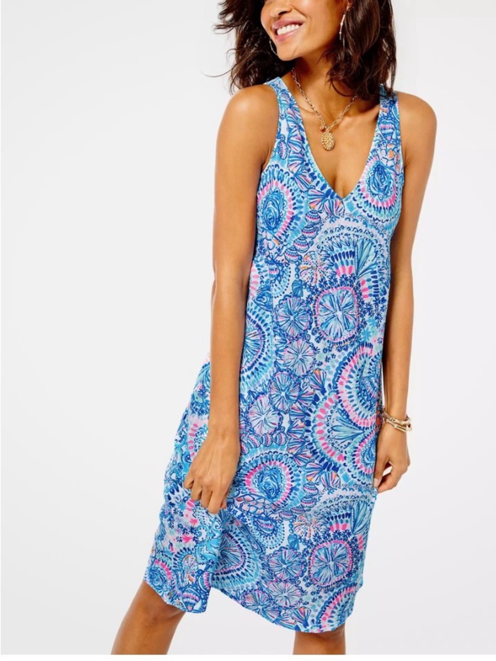 Lilly Pulitzer Florin sleeveless linen dress, XXS